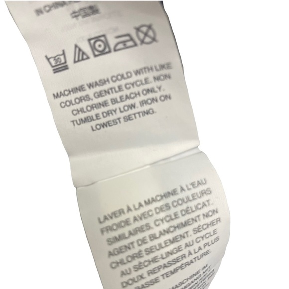 Jcrew one shoulder ruffle top blouse stripe blue and white Size 16 NWT - Picture 9 of 11